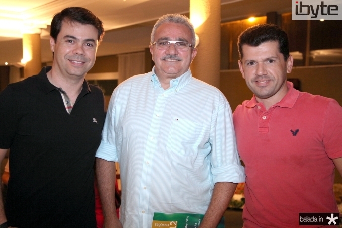 Duda Brigido, Alcimor Rocha e Erick Vasconcelos